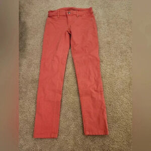 DL1961 Orange Legging Straight Leg Jeans Size 29 Womens #F163